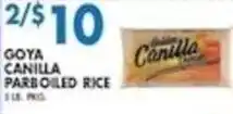 Associated Goya canilla parboiled rice offer
