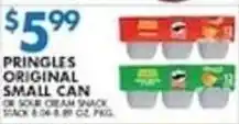 Associated Pringles original small can offer