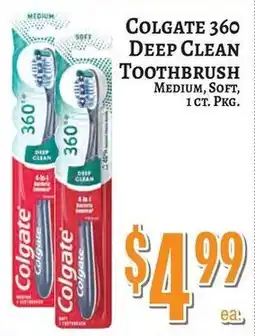 Trade Fair Supermarket Colgate 360 Deep Clean Toothbrush offer