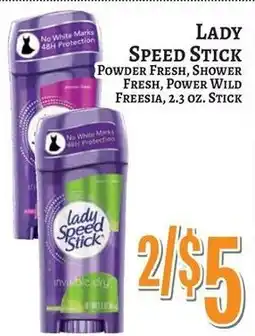 Trade Fair Supermarket Lady Speed Stick offer