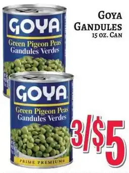 Trade Fair Supermarket Goya green pigeon peas offer
