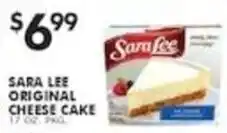 Pioneer Supermarkets Sara Lee Original Cheese Cake offer