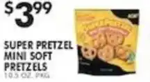 Pioneer Supermarkets Super pretzel mini soft pretzels offer