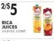 Pioneer Supermarkets Rica Juices offer