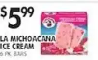Pioneer Supermarkets La Michoacana ice cream offer