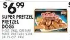 Pioneer Supermarkets Red Baron Super Pretzel Pretzel Dogs offer