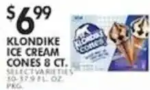 Pioneer Supermarkets Klondike ice cream cones offer