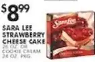 Pioneer Supermarkets Sara Lee strawberry cheese cake offer