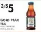 Pioneer Supermarkets Gold Peak Tea offer