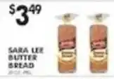Pioneer Supermarkets Sara Lee butter bread offer