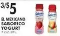 Pioneer Supermarkets El mexicano saborico yogurt offer