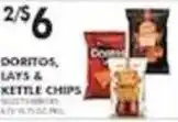 Pioneer Supermarkets Doritos, Lays & Kettle Chips offer
