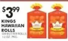 Pioneer Supermarkets Kings Hawaiian Rolls offer