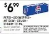 Pioneer Supermarkets Pepsi-Schweppes-Mt Dew-Crush-Starry offer