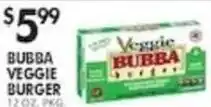 Pioneer Supermarkets Bubba veggie burger offer
