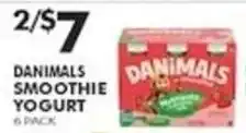 Pioneer Supermarkets Danimals smoothie yogurt offer