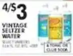 Pioneer Supermarkets Vintage Seltzer Water offer