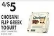 Pioneer Supermarkets Chobani Flip Greek Yogurt offer