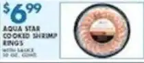 Associated Aqua Star cooked shrimp rings offer