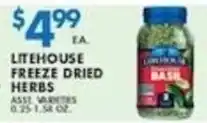 Associated Litehouse freeze dried herbs offer
