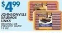 Associated Johnsonville sausage links offer