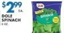 Associated Dole spinach offer