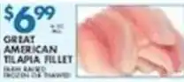 Associated Great american tilapia fillet offer