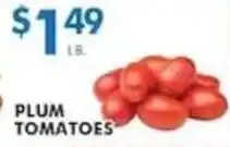 Associated Plum Tomatoes offer