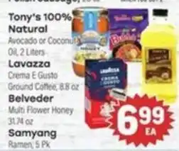 Tony’s Fresh Market Tony's 100% Natural Avocado or Coconut Oil offer