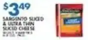 Associated Sargento sliced & ultra thin sliced cheese offer