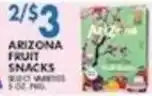 Associated Arizona fruit snacks offer
