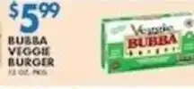 Associated Bubba veggie burger offer
