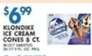 Associated Klondike ice cream cones & ct offer