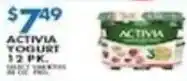 Associated Activia yogurt offer