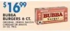 Associated Bubba Burgers offer