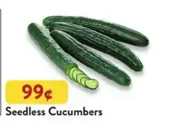 Fresh Thyme Seedless Cucumbers offer