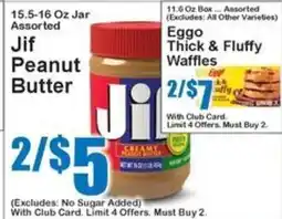 Super Fresh Jif peanut butter offer