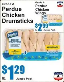 Super Fresh Perdue chicken drumsticks offer