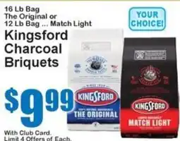 Super Fresh Kingsford Charcoal Briquets offer
