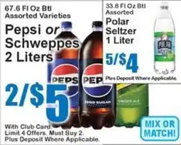 Super Fresh Pepsi or Schweppes offer