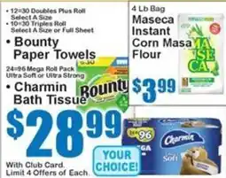 Super Fresh Bounty paper towels offer