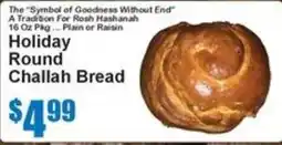Super Fresh Holiday Round Challah Bread offer