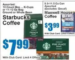 Super Fresh Starbucks Coffee offer