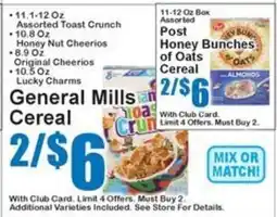 Super Fresh General Mills cereal offer