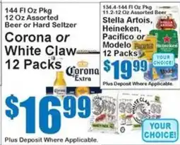 Super Fresh Corona or White Claw offer