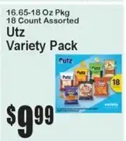 Super Fresh Utz Variety Pack offer