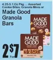 Super Fresh Made Good Granola Bars offer
