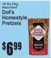 Super Fresh Dot's Homestyle Pretzels offer