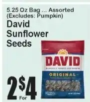 Super Fresh David Sunflower Seeds offer