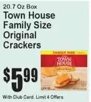 Super Fresh Town House Original Crackers offer